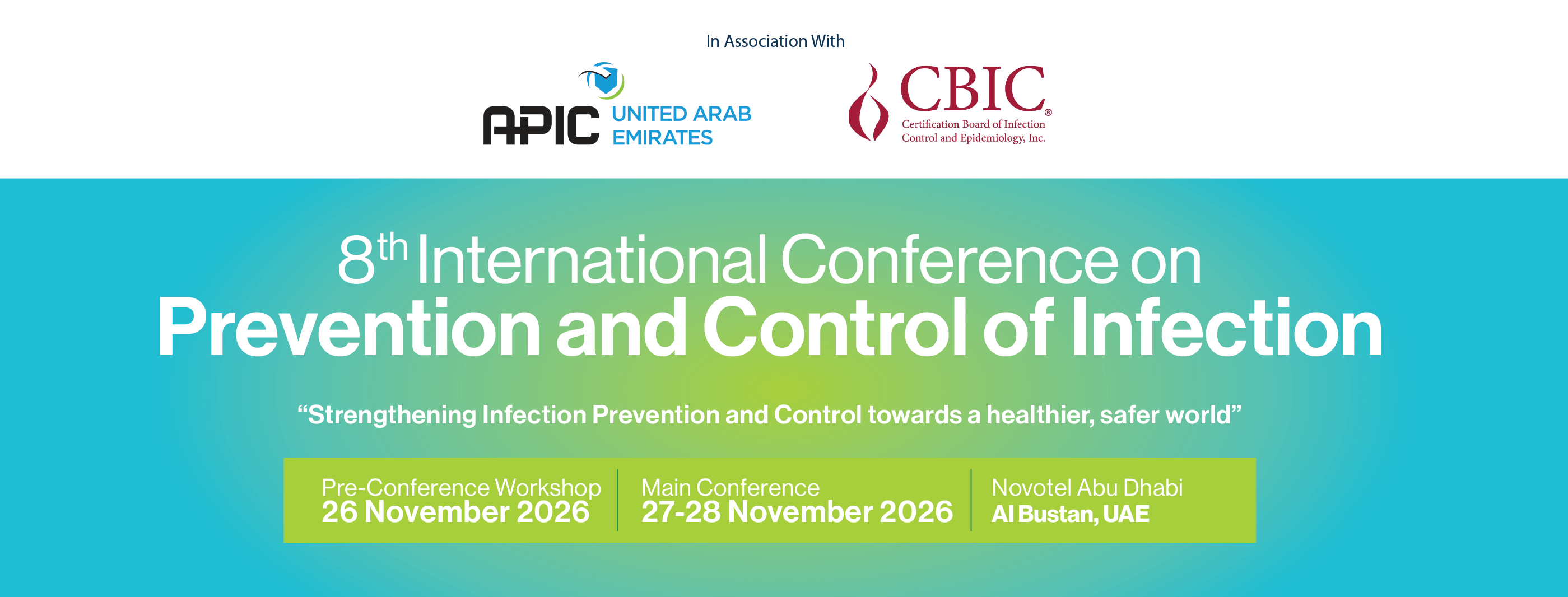 8th International Conference on Prevention and Control of Infection
